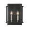 Z-Lite Titania 2 Light Wall Sconce, Black 454-2S-BK-BN - alternate 2